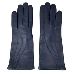 Online Maison Fabre Gants en Cuir d'Agneau Waves bleu jean