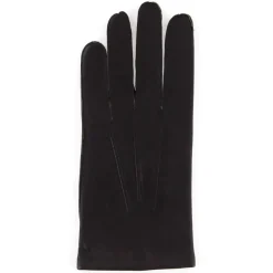 Outlet Maison Fabre Gants en Cuir de Chèvre Dalton marron foncé