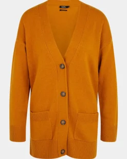 Sale Galeries Lafayette Gilet 100% Cachemire Dira orange