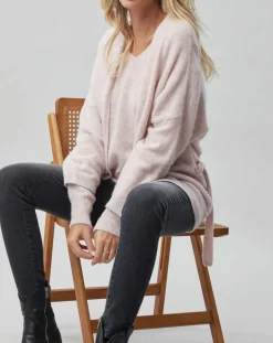 Clearance Lauren Vidal Gilet ceinturé Ciara rose