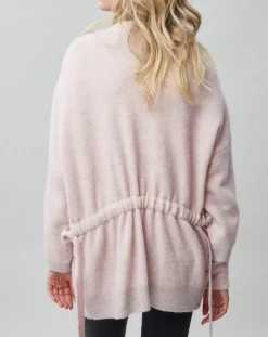 Clearance Lauren Vidal Gilet ceinturé Ciara rose