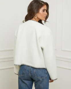 Hot L'Armoire de Suzette Gilet Clara écru