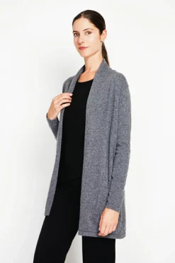 Femme C&Jo Gilet col châle loup