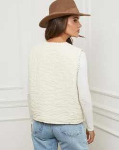 Femme L'Armoire de Suzette Gilet Diane beige