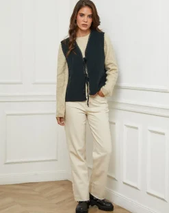 Online L'Armoire de Suzette Gilet Diane noir