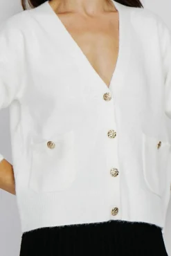 Femme Assuili Gilet en Cachemire mélangé grand col naturel