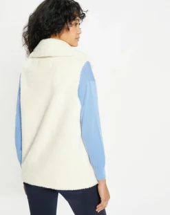 Femme Lou Andrea Gilet en Fausse Fourrure W1622 Mont panna