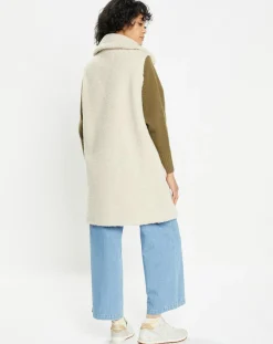 Discount Lou Andrea Gilet en Fausse Fourrure W1622L Mont riso late