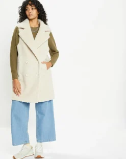 Discount Lou Andrea Gilet en Fausse Fourrure W1622L Mont riso late