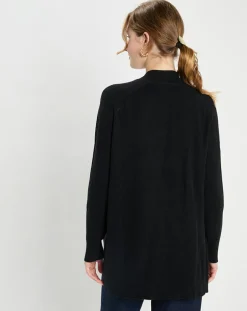 Femme Galeries Lafayette Gilet en Laine & Cachemire Susan noir