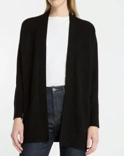 Femme Galeries Lafayette Gilet en Laine & Cachemire Susan noir