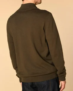 Outlet Harris Wilson Gilet en Laine mélangée Adel kaki