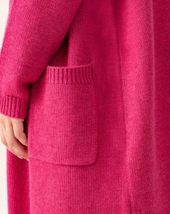 Femme Indies Gilet en Laine mélangée Amira pivoine