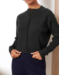 Online Garance Paris Gilet en Laine mélangée Timeo granit