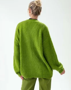 Femme Indies Gilet en Laine mélangée Victoria bambou