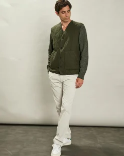 Homme Hartford Gilet en Laine mélangée Vince armée