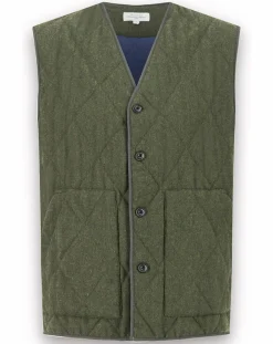 Homme Hartford Gilet en Laine mélangée Vince armée