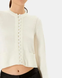 Femme Zapa Gilet Gabrielle blanc