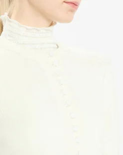 Femme Zapa Gilet Gabrielle blanc