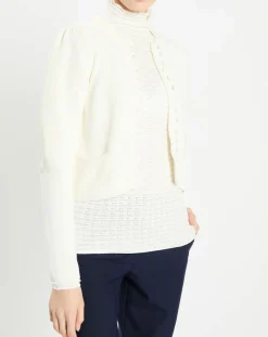 Femme Zapa Gilet Gabrielle blanc