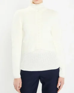 Femme Zapa Gilet Gabrielle blanc