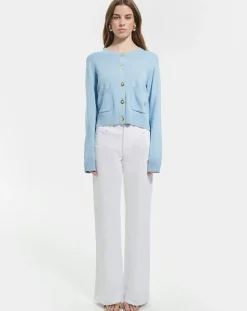 Discount Zapa Gilet Gwendoline bleu ciel