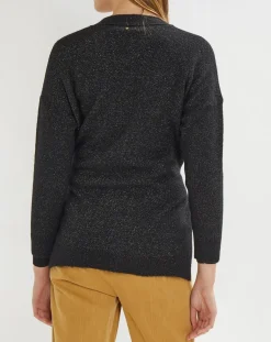 Best Stella Forest Gilet Hannae en Maille mélangée noir