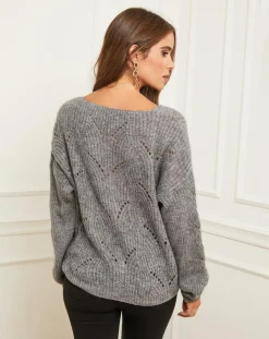 Femme Alice & Charlotte Gilet Laura anthracite