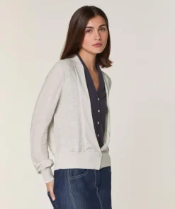 Femme Rodier Gilet Marianne en Laine 2 En 1 blanc