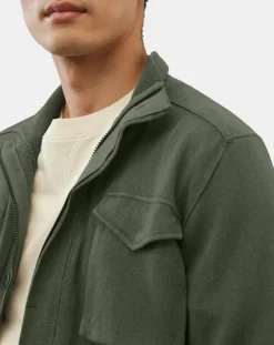 New Marc O'Polo Gilet Militaire kaki