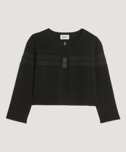 Best Rodier Gilet Noor col rond noir