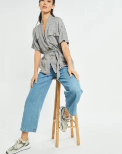 Lauren Vidal Gilet Roy gris