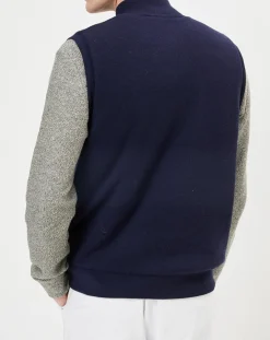 Best Hackett London Gilet réversible sans manches bleu marine