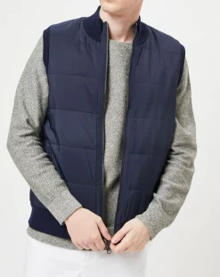 Best Hackett London Gilet réversible sans manches bleu marine
