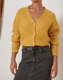 Online Garance Paris Gilet Tio moutarde