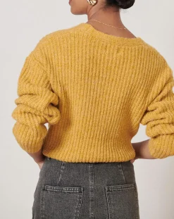 Online Garance Paris Gilet Tio moutarde