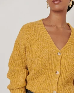 Online Garance Paris Gilet Tio moutarde