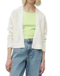 Best Marc O'Polo Gilet Tube Maille Ajourée blanc