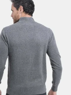 Sale C&Jo Gilet zippé classique loup