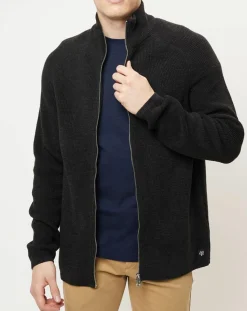 Homme Marc O'Polo Gilet zippé noir