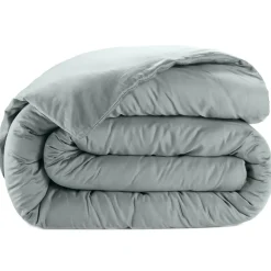 Sale Baton Rouge Housse de couette satin de coton lavé verte