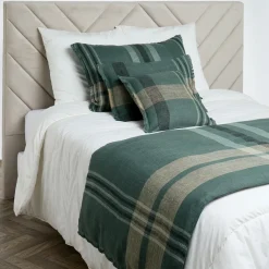 Haomy Housse de coussin 100% Lin Aalborg pigeon - 50x80 cm