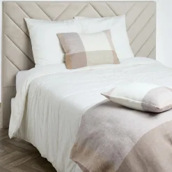 Haomy Housse de coussin 100% Lin Saporo pétale - 40x60 cm