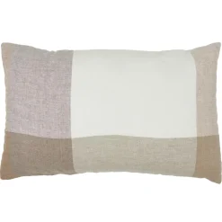 Best Haomy Housse de coussin 100% Lin Saporo pétale - 50x80 cm