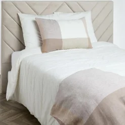 Best Haomy Housse de coussin 100% Lin Saporo pétale - 50x80 cm