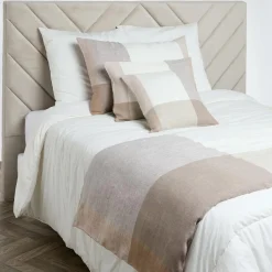 Best Haomy Housse de coussin 100% Lin Saporo pétale - 50x80 cm