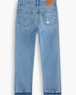 Sale Levi's® Jean 501 Crop coupe droite bleu