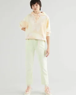 Femme Levi's® Jean 501 Crop In The Lime pastel jaune