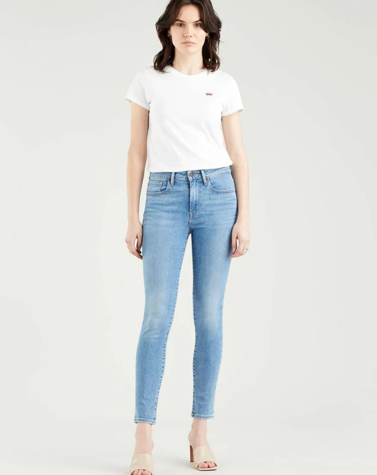 Outlet Levi's® Jean 721 High Rise Skinny bleu moyen