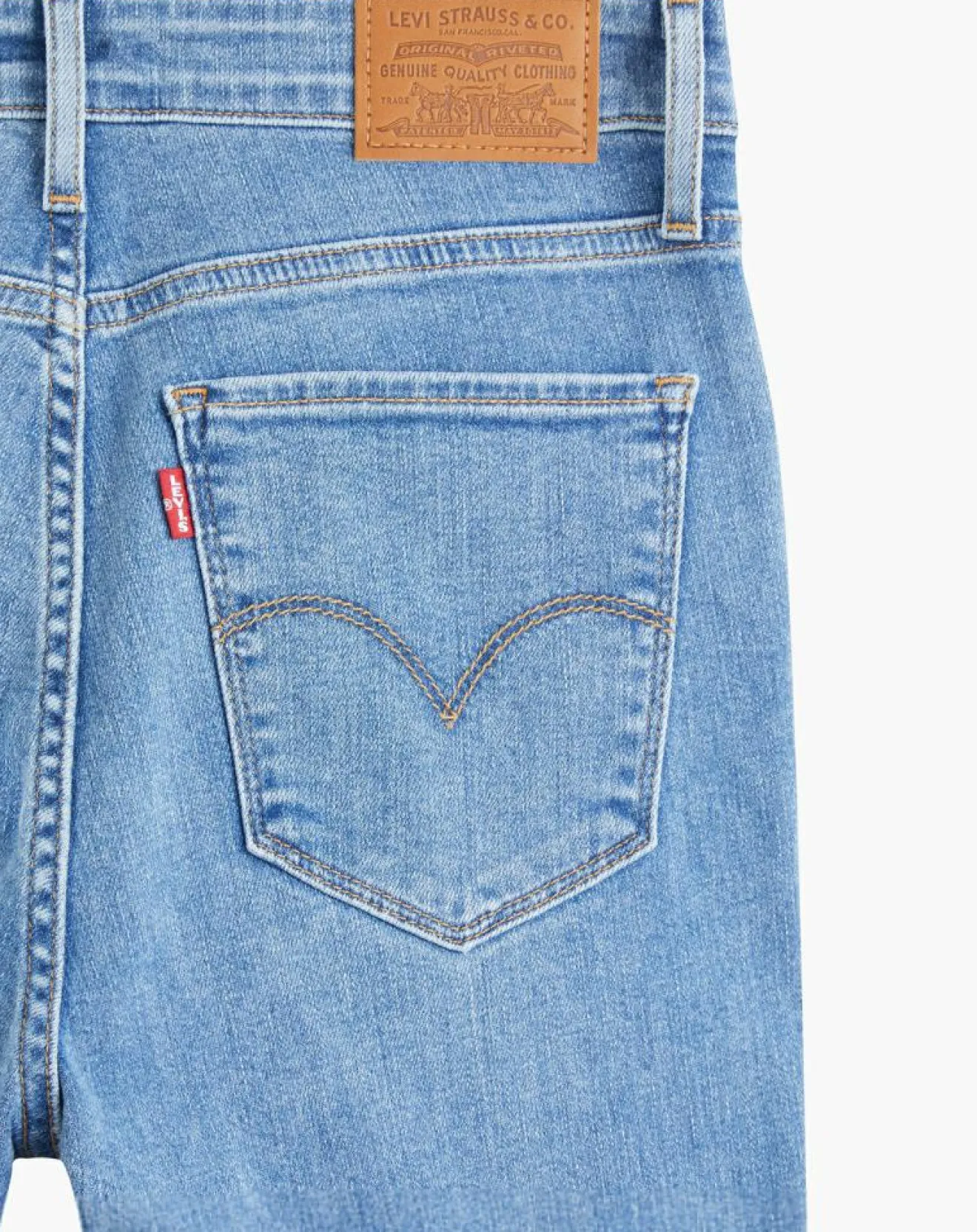 Outlet Levi's® Jean 721 High Rise Skinny bleu moyen